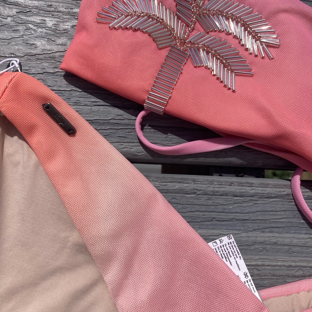 MAAJI x Revolve Beaded Set - Gwen Mesh Bikini Top & Sunglow Ombre Cheeky Bottom - Picture 11 of 17